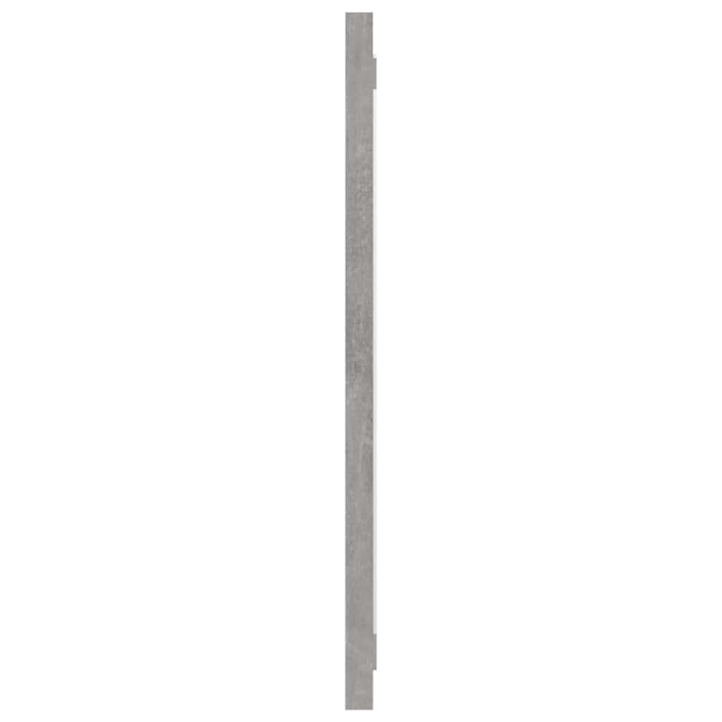 vidaXL Lustro łazienkowe, szarość betonu, 90x1,5x37 cm, płyta wiórowa