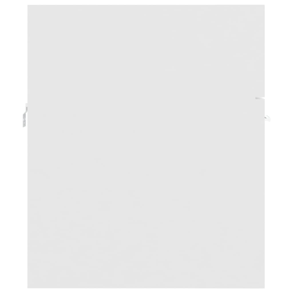 vidaXL Szafka pod umywalkę biała 41x38,5x46 cm materiał drewnopochodny