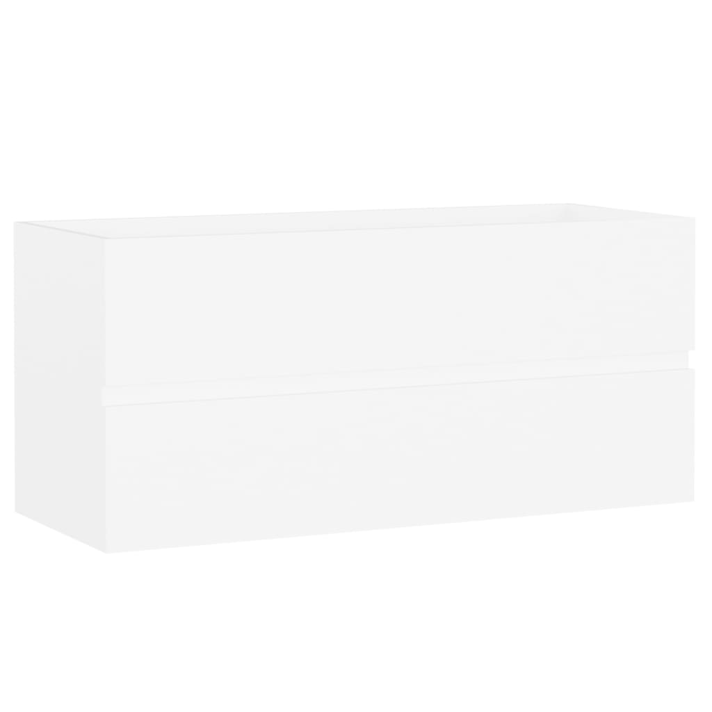 vidaXL Szafka pod umywalkę, biała, 100x38,5x45 cm