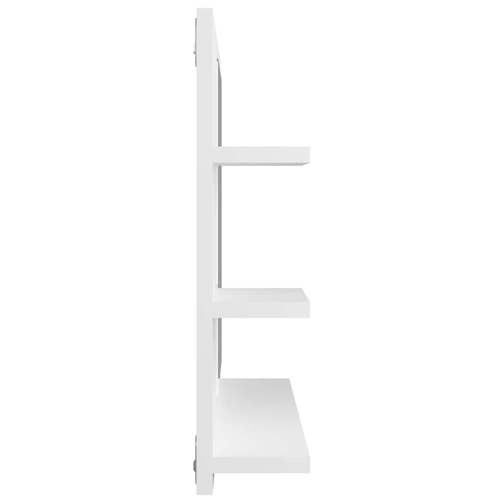 vidaXL Lustro łazienkowe, białe 60x10,5x45 cm, materiał drewnopochodny