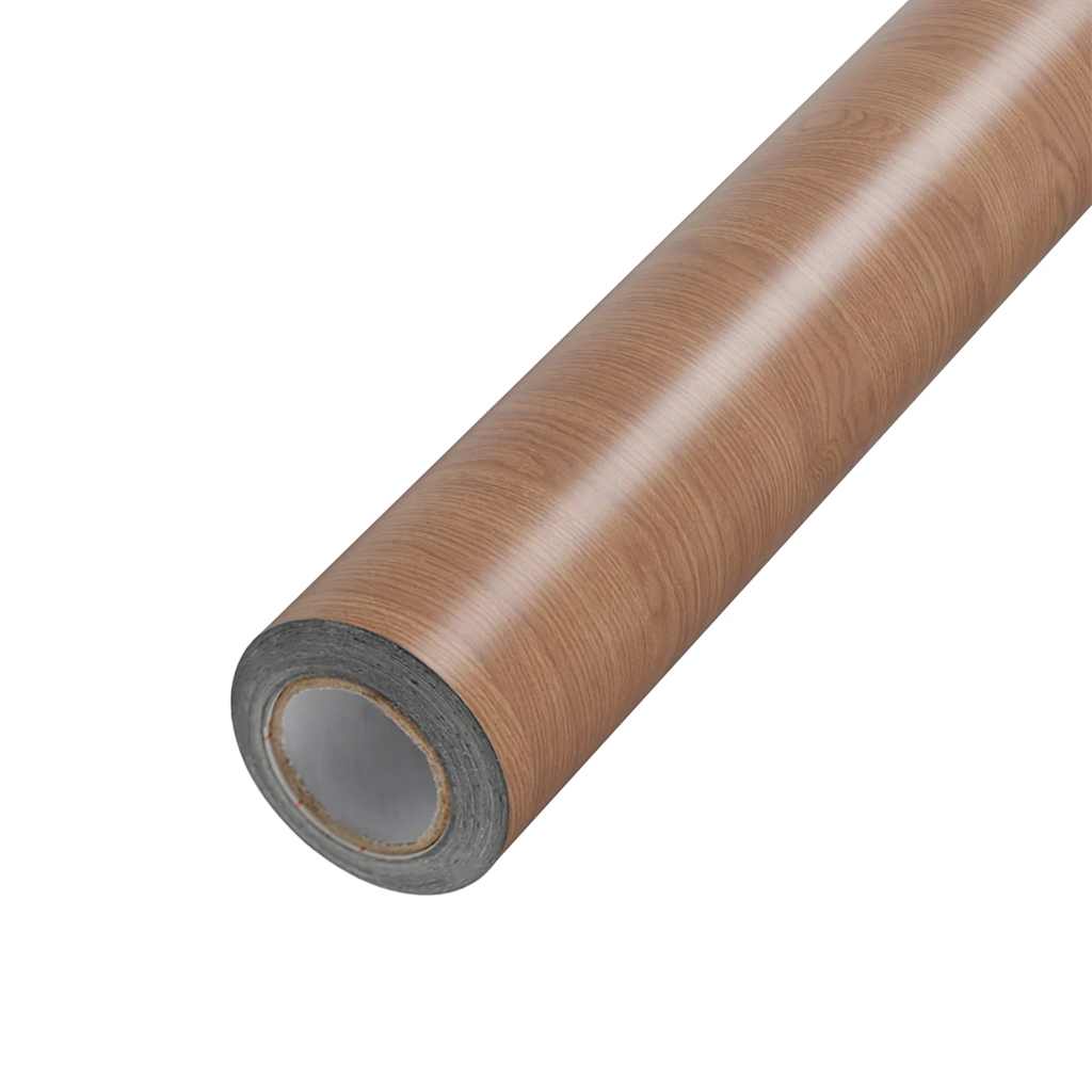 vidaXL Samoprzylepna okleina meblowa, jasny dąb, 500x90 cm, PVC