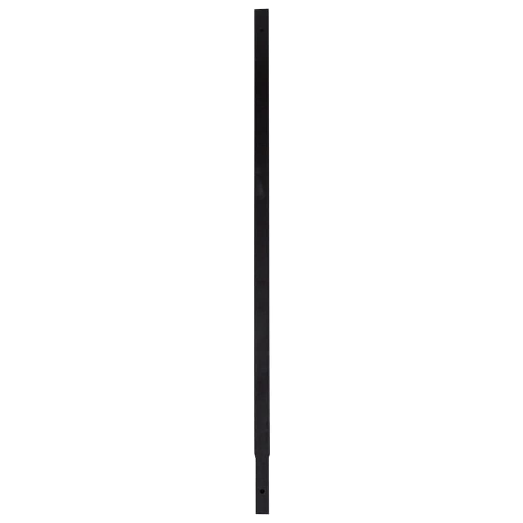 vidaXL Świder glebowy z uchwytem, 250 mm, przedłużany, 8 m, stal