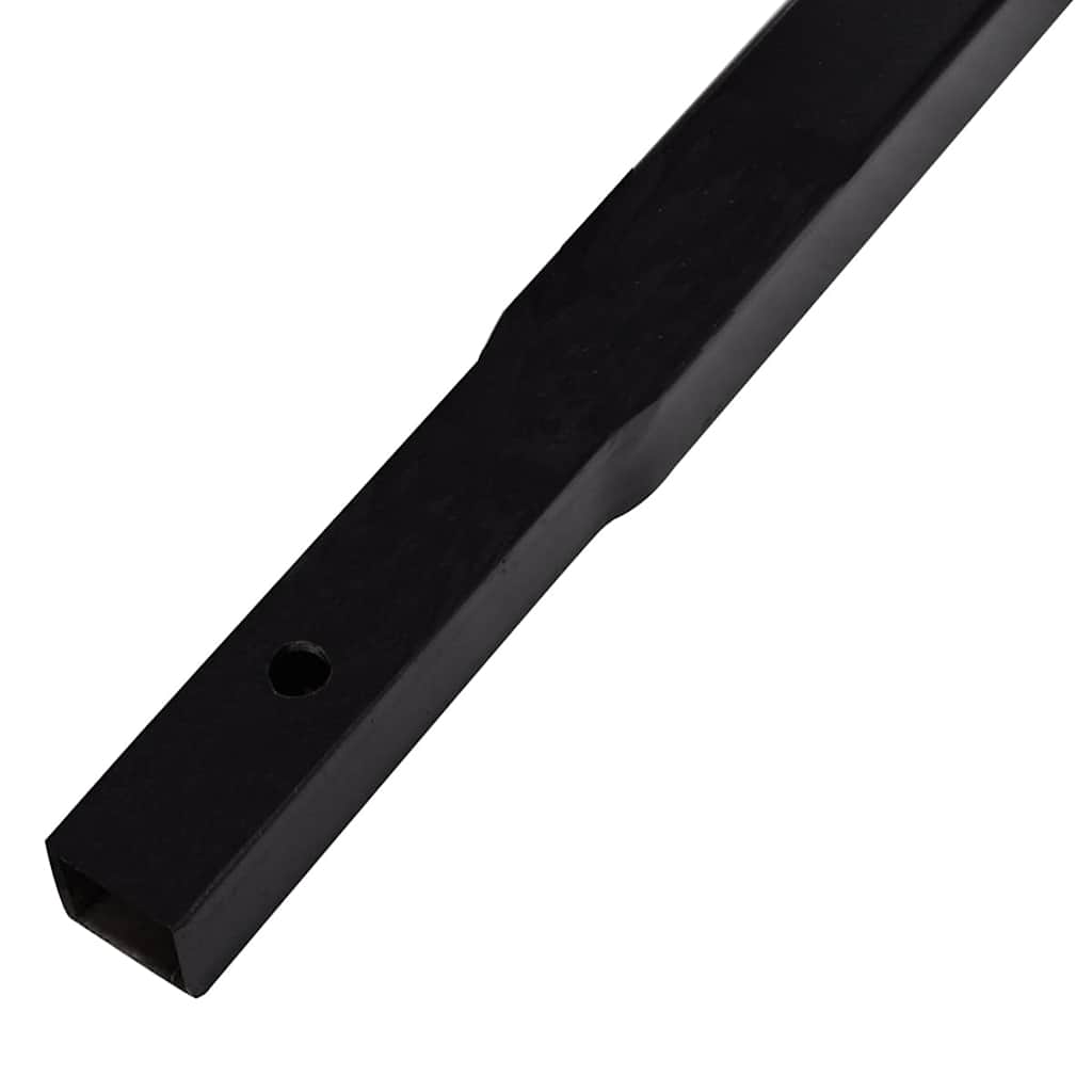 vidaXL Świder glebowy z uchwytem, 250 mm, przedłużany, 12 m, stal
