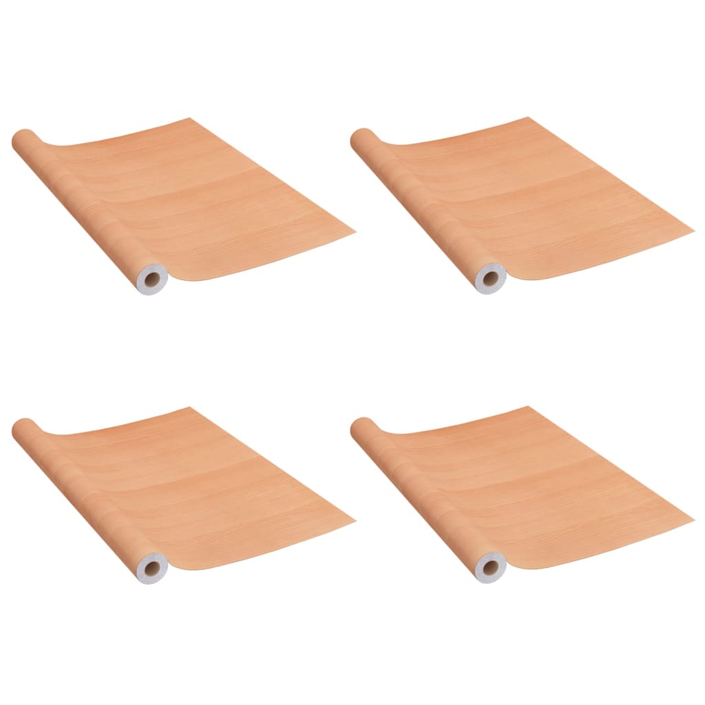 vidaXL Okleiny meblowe samoprzylepne, 2 szt., dąb, 500x90 cm, PVC