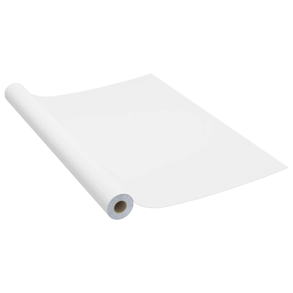 vidaXL Okleiny meblowe samoprzylepne, 2 szt., białe, 500x90 cm, PVC