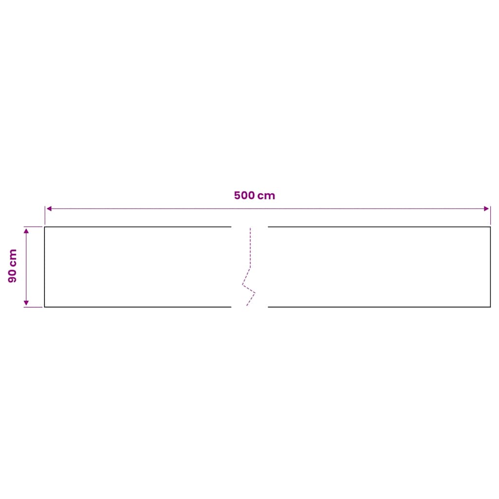 vidaXL Okleiny meblowe samoprzylepne, 2 szt., białe, 500x90 cm, PVC