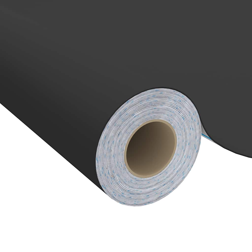 vidaXL Okleiny meblowe samoprzylepne, 2 szt., czarne, 500x90 cm, PVC