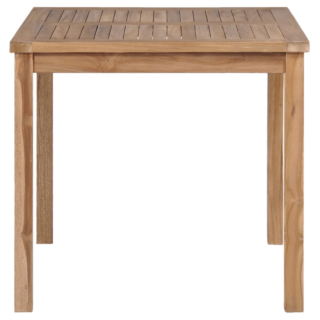 vidaXL 5-częściowy zestaw obiadowy do ogrodu, 80x80 cm, lite drewno tekowe