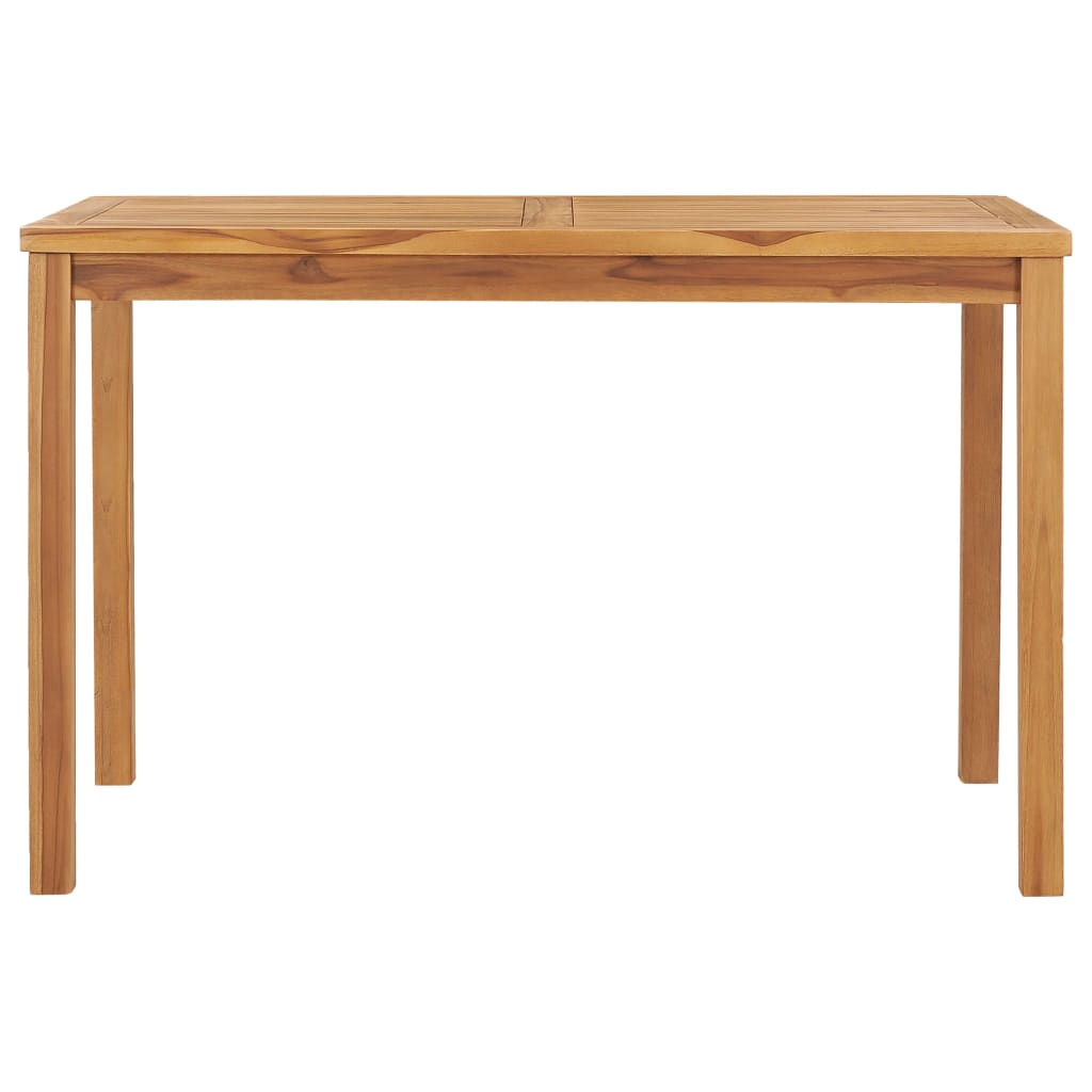 vidaXL 5-częściowy zestaw obiadowy do ogrodu, 120x70 cm, lite drewno tekowe