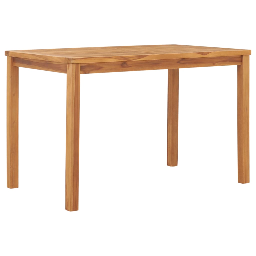 vidaXL 7-częściowy zestaw obiadowy do ogrodu, 120x70 cm, lite drewno tekowe