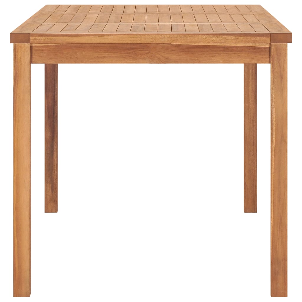 vidaXL 5-częściowy zestaw obiadowy do ogrodu, 140x80 cm, lite drewno tekowe