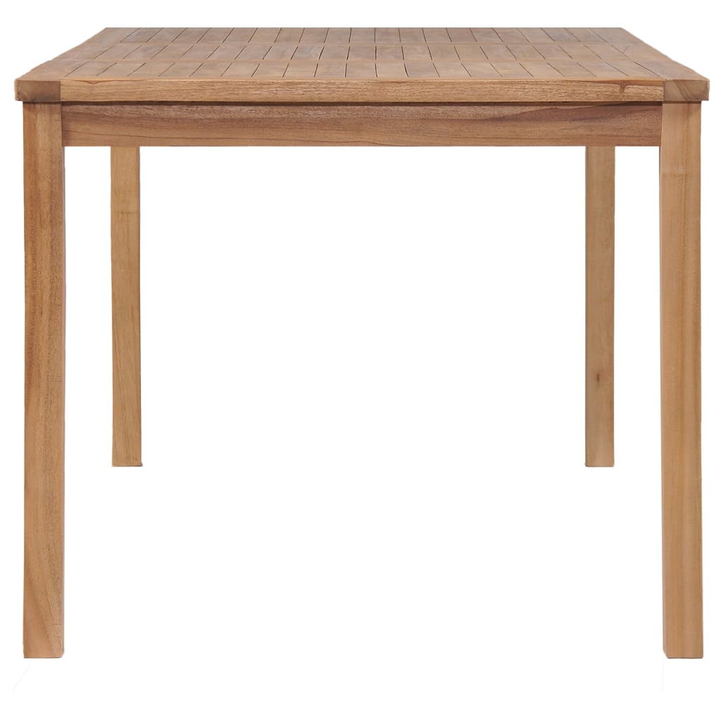 vidaXL 5-częściowy zestaw obiadowy do ogrodu, 150x90 cm, lite drewno tekowe