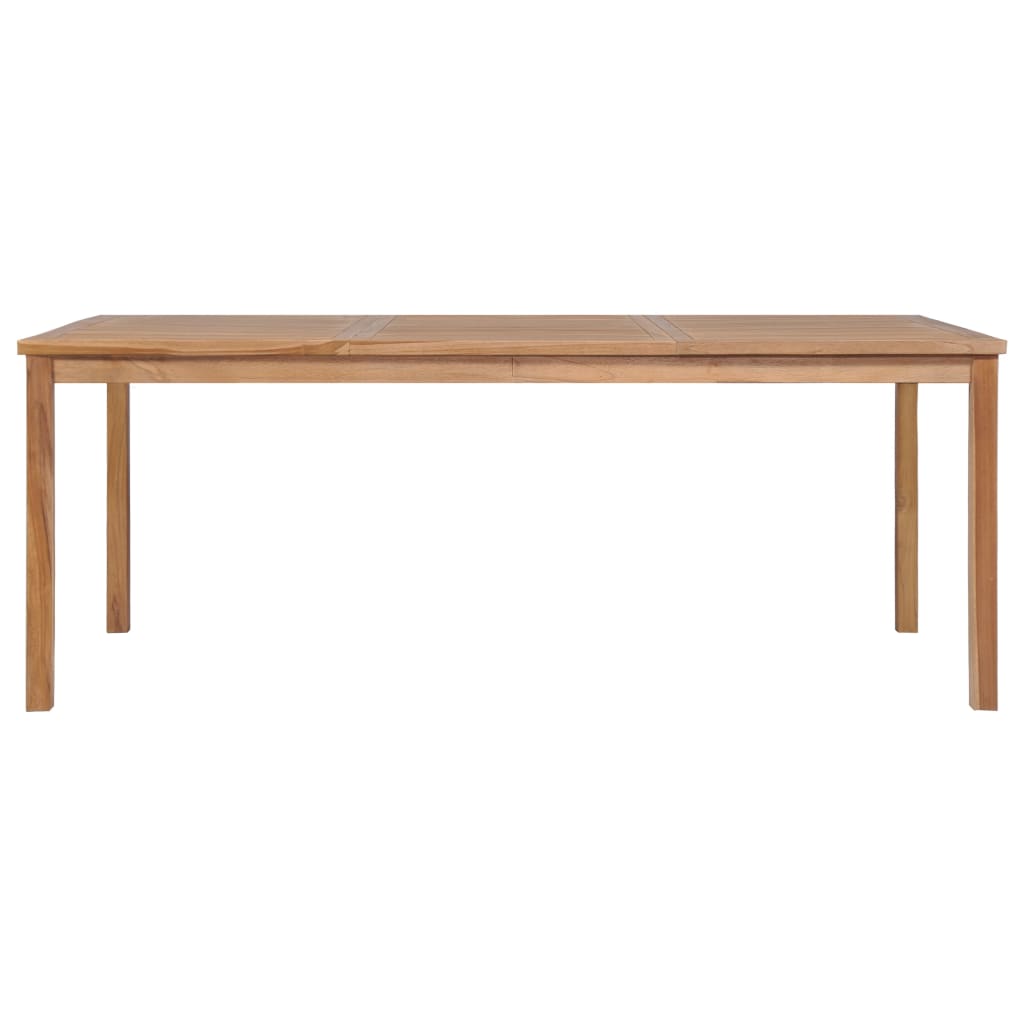 vidaXL 9-częściowy zestaw obiadowy do ogrodu, 200x100 cm, lite drewno tekowe