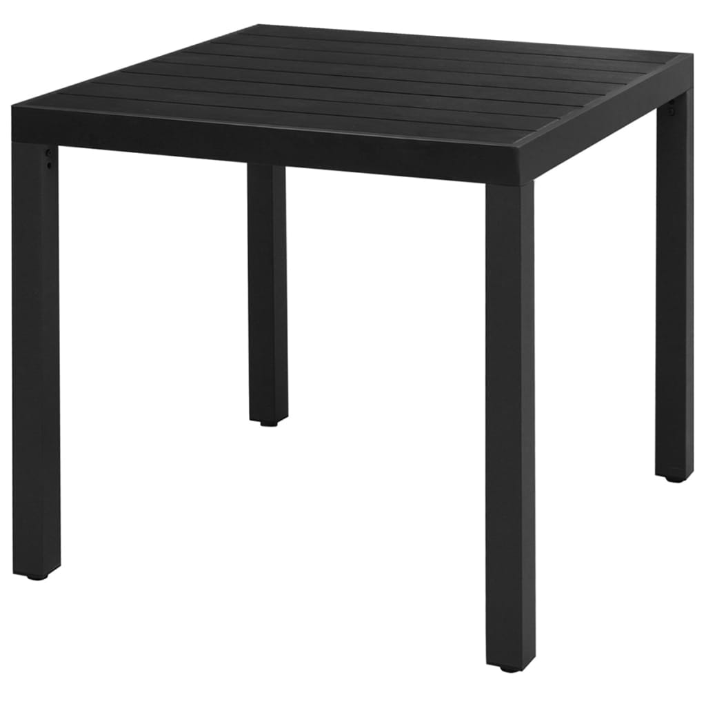 vidaXL 3-częściowy zestaw mebli ogrodowych, rattan PVC, czarny