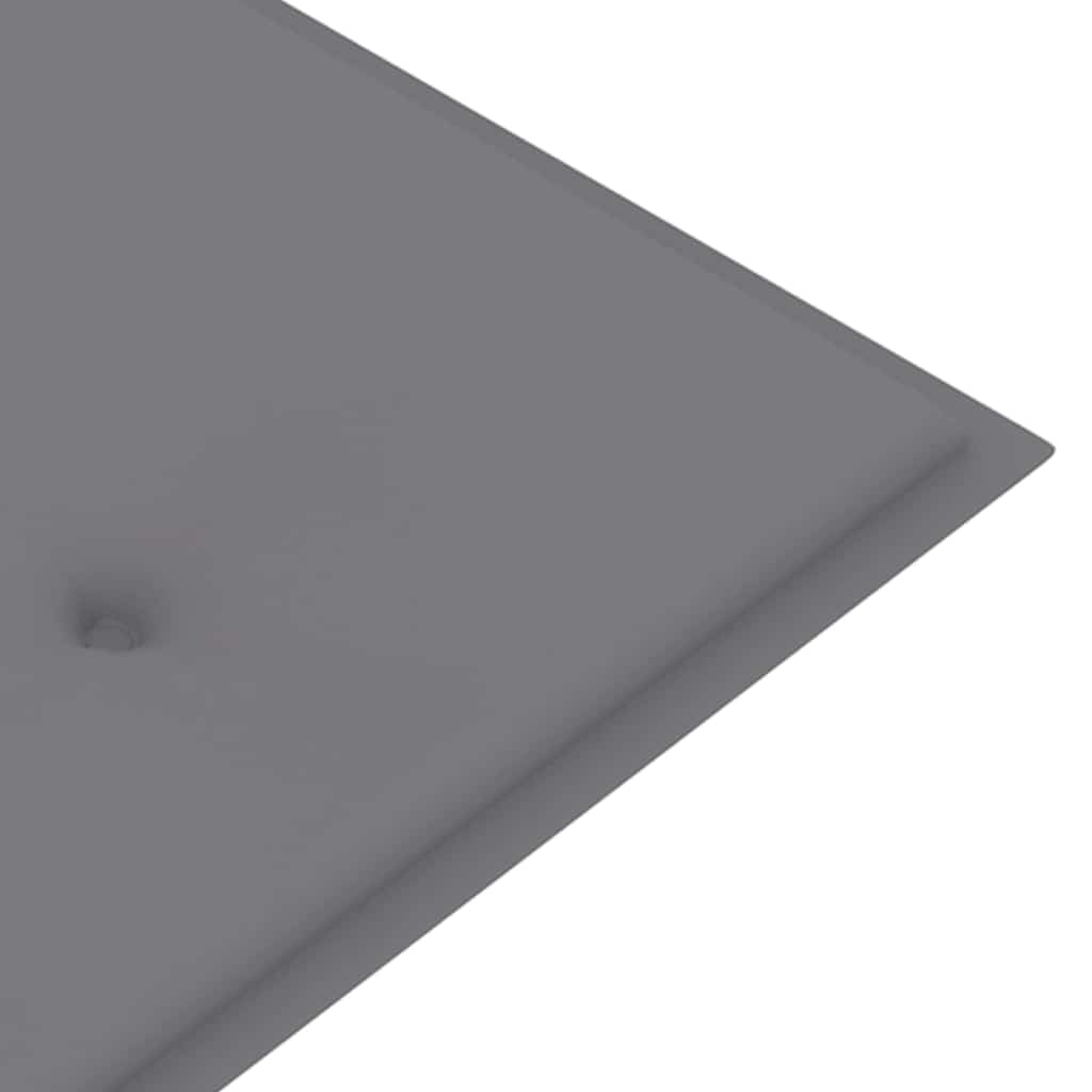 vidaXL 3-os. ławka ogrodowa z poduszką, 150 cm, lity eukaliptus