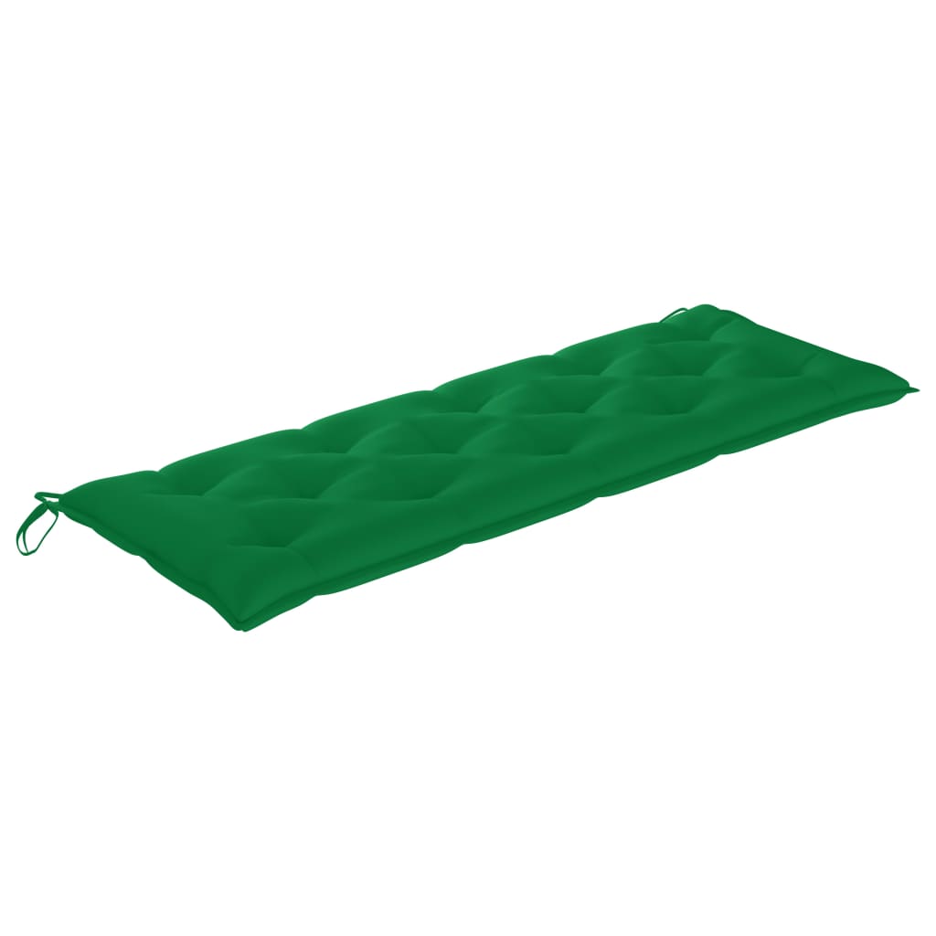 vidaXL 3-os. ławka ogrodowa z poduszką, 150 cm, lity eukaliptus