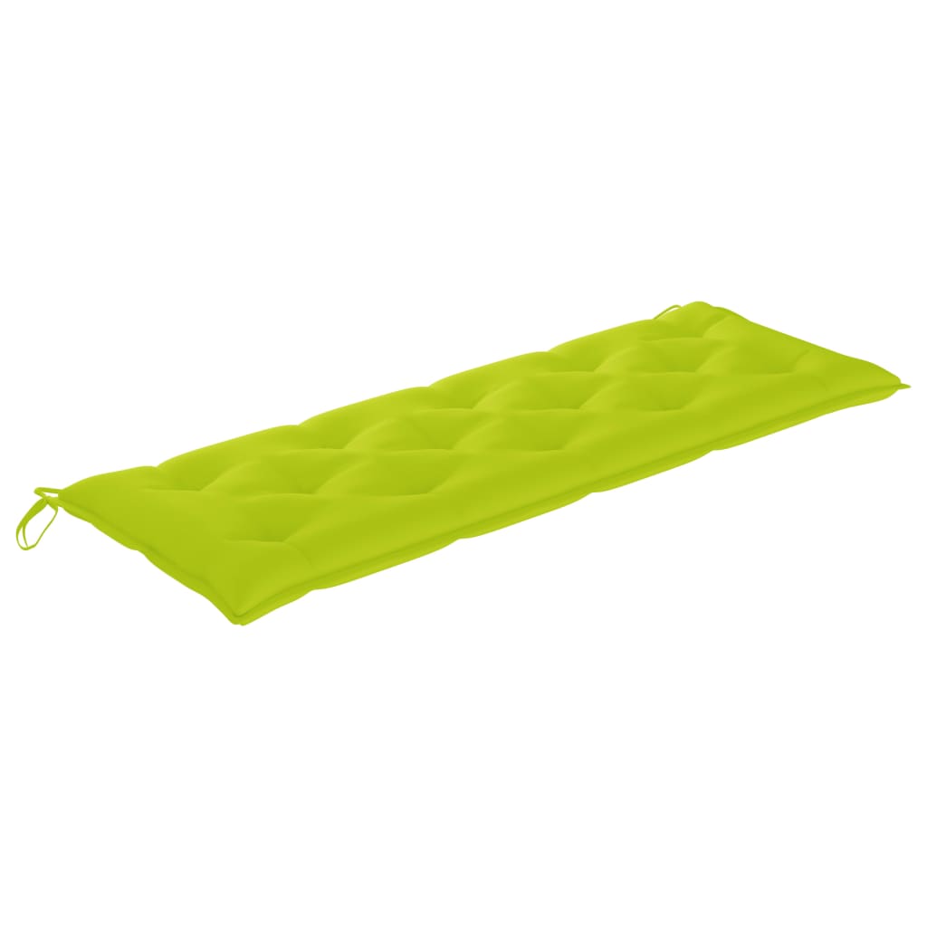 vidaXL 3-os. ławka ogrodowa z poduszką, 150 cm, lity eukaliptus