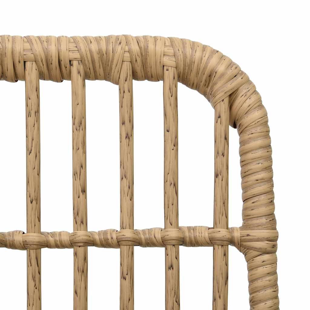 vidaXL 3-cz. zestaw mebli ogrodowych, rattan PE i szkło