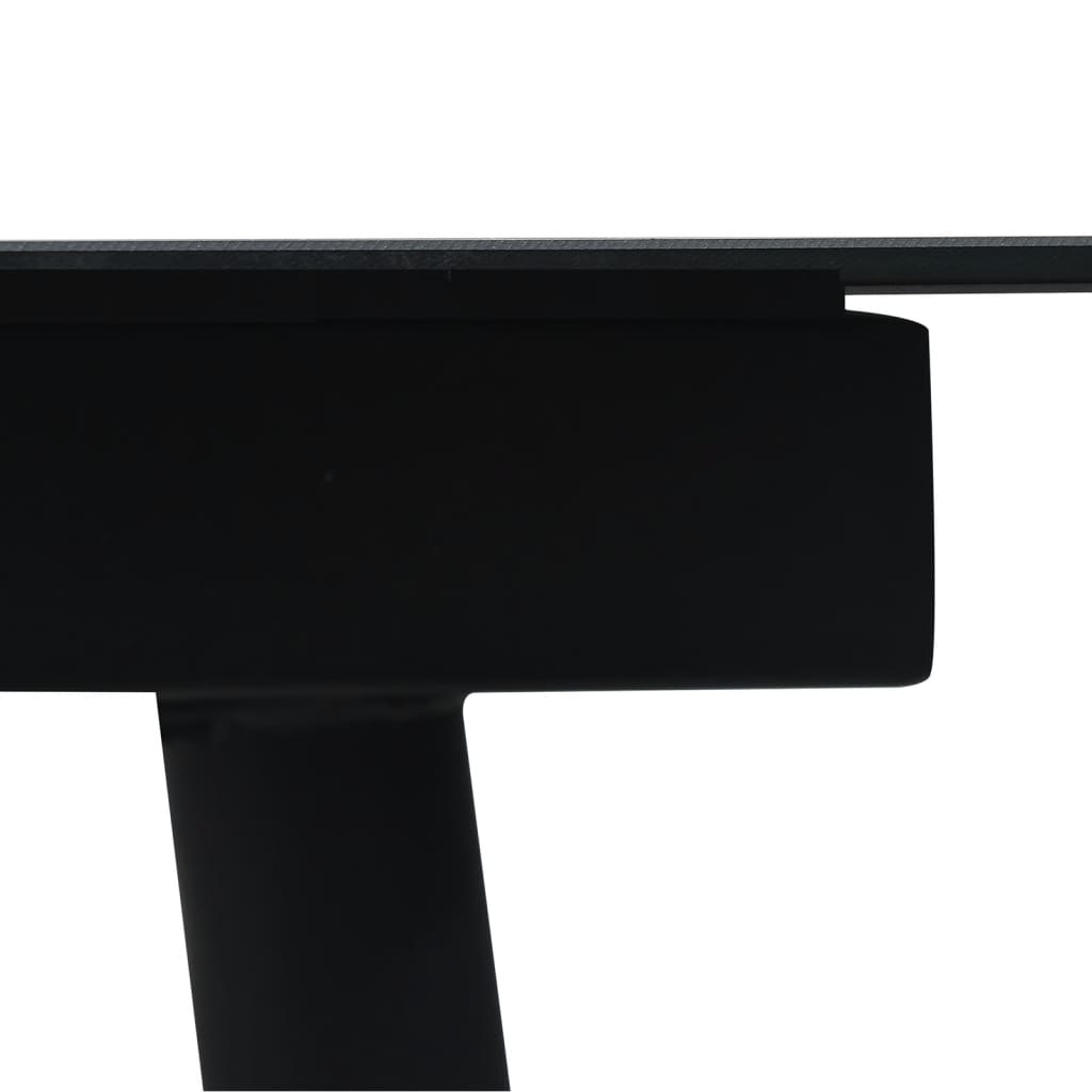 vidaXL 7-częściowy zestaw mebli ogrodowych, czarny, rattan PVC