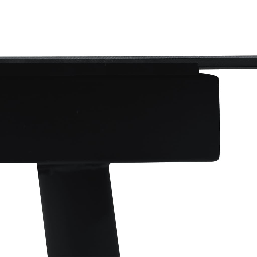 vidaXL 9-częściowy zestaw mebli ogrodowych, czarny, rattan PVC