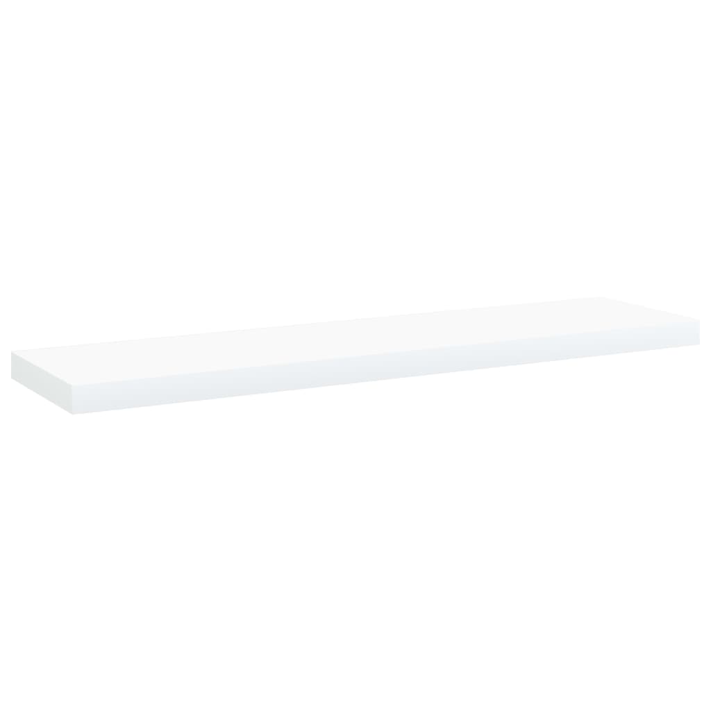 vidaXL Półki na książki, 4 szt., białe, 40x10x1,5 cm