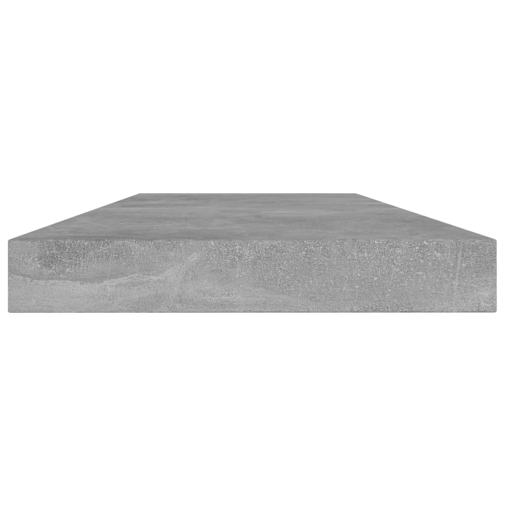 vidaXL Półki na książki, 4 szt., szarość betonu, 40x10x1,5 cm