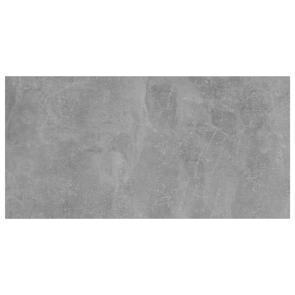 vidaXL Półki na książki, 4 szt., szarość betonu, 40x20x1,5 cm