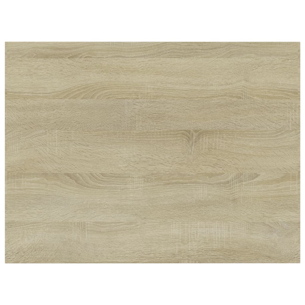 vidaXL Półki na książki, 4 szt., kolor dąb sonoma, 40x30x1,5 cm