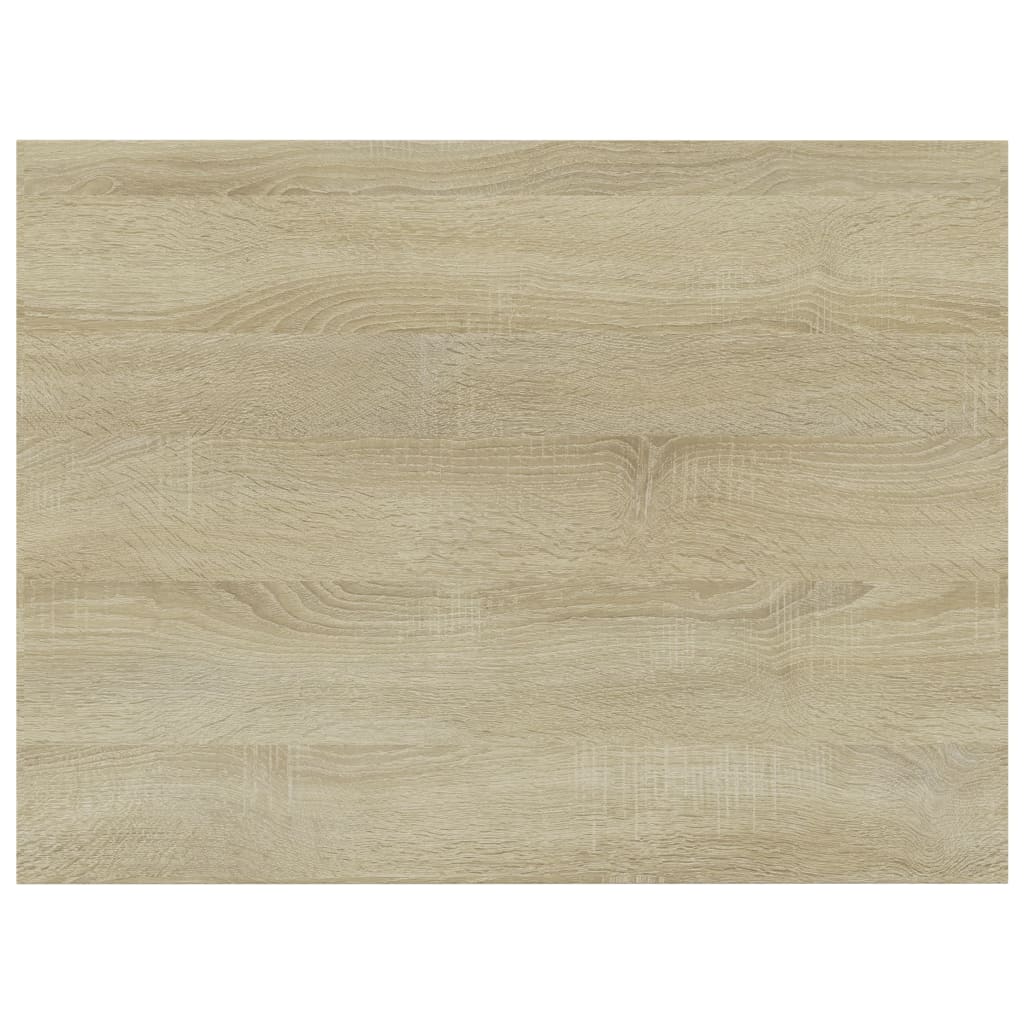 vidaXL Półki na książki, 8 szt., kolor dąb sonoma, 40x30x1,5 cm, płyta