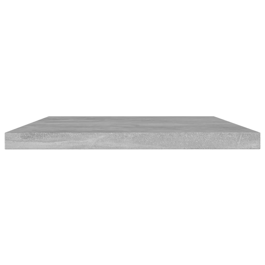 vidaXL Półki na książki, 4 szt., szarość betonu, 60x10x1,5 cm