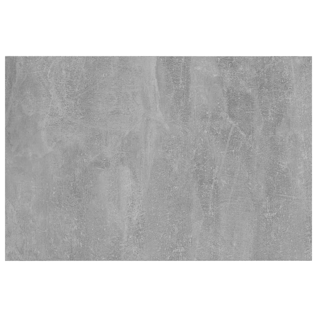 vidaXL Półki na książki, 8 szt., szarość betonu, 60x40x1,5 cm