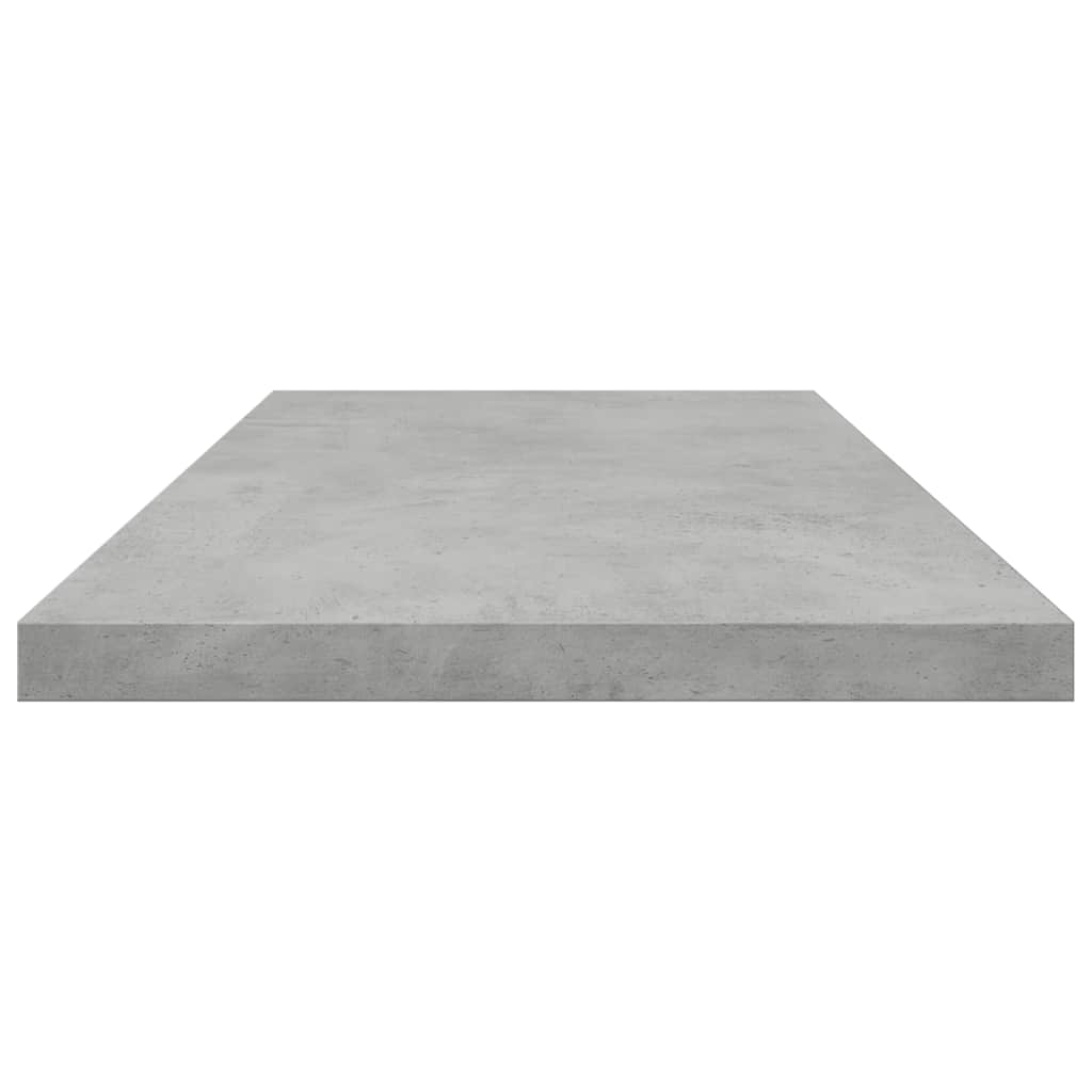 vidaXL Półki na książki, 4 szt., szarość betonu, 80x20x1,5 cm