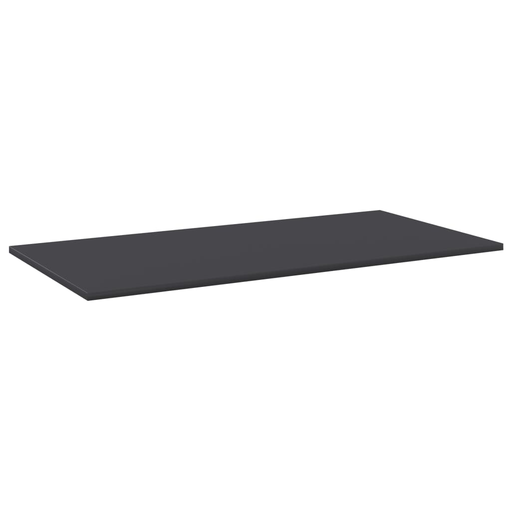 vidaXL Półki na książki, 8 szt., szare, 80x30x1,5 cm, płyta wiórowa