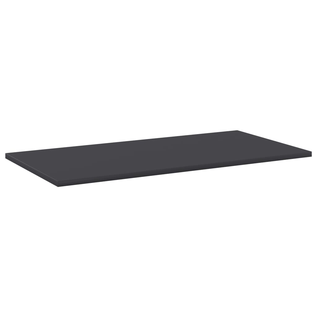 vidaXL Półki na książki, 8 szt., szare, 80x40x1,5 cm, płyta wiórowa