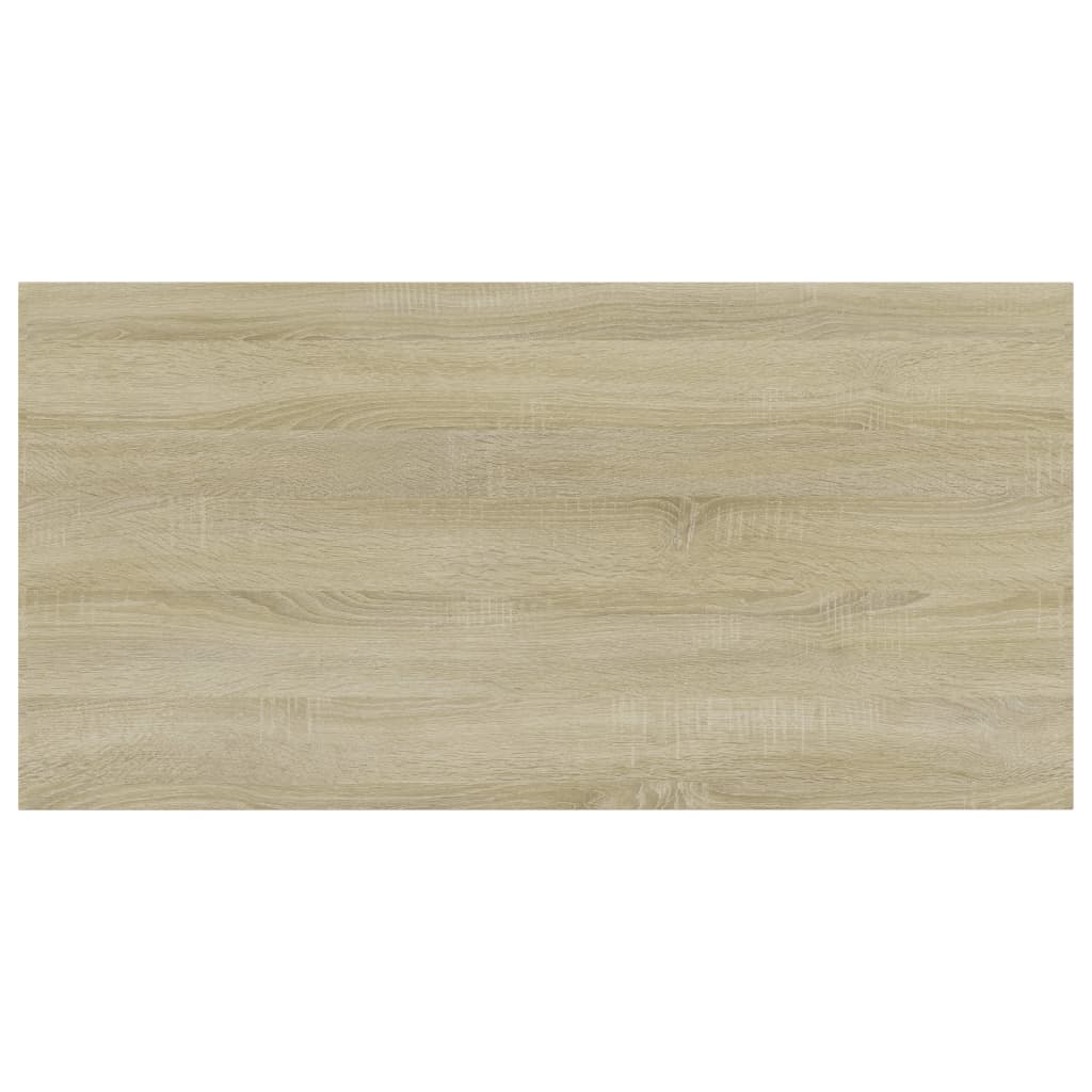 vidaXL Półki na książki, 4 szt., dąb sonoma, 80x40x1,5 cm, płyta