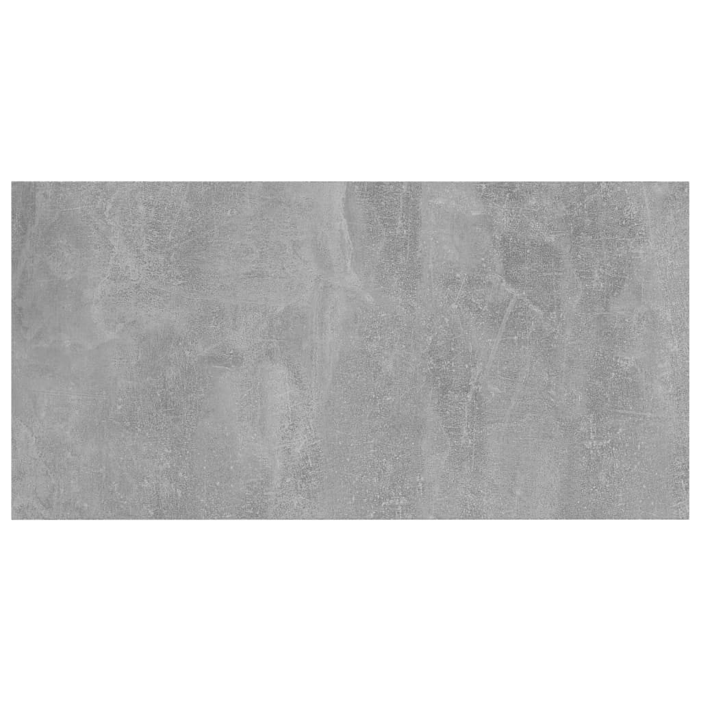 vidaXL Półki na książki, 4 szt., szarość betonu, 80x40x1,5 cm