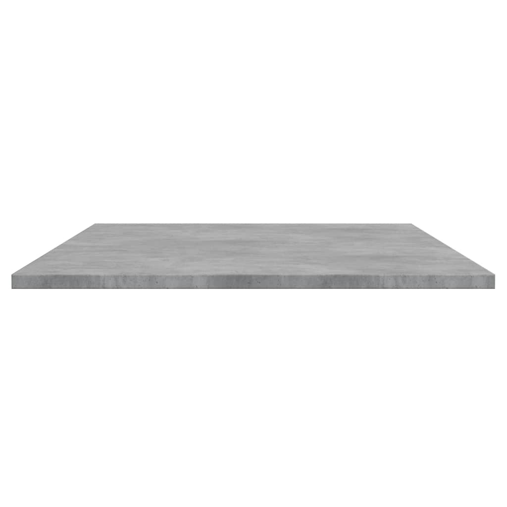 vidaXL Półki na książki, 4 szt., szarość betonu, 100x50x1,5 cm