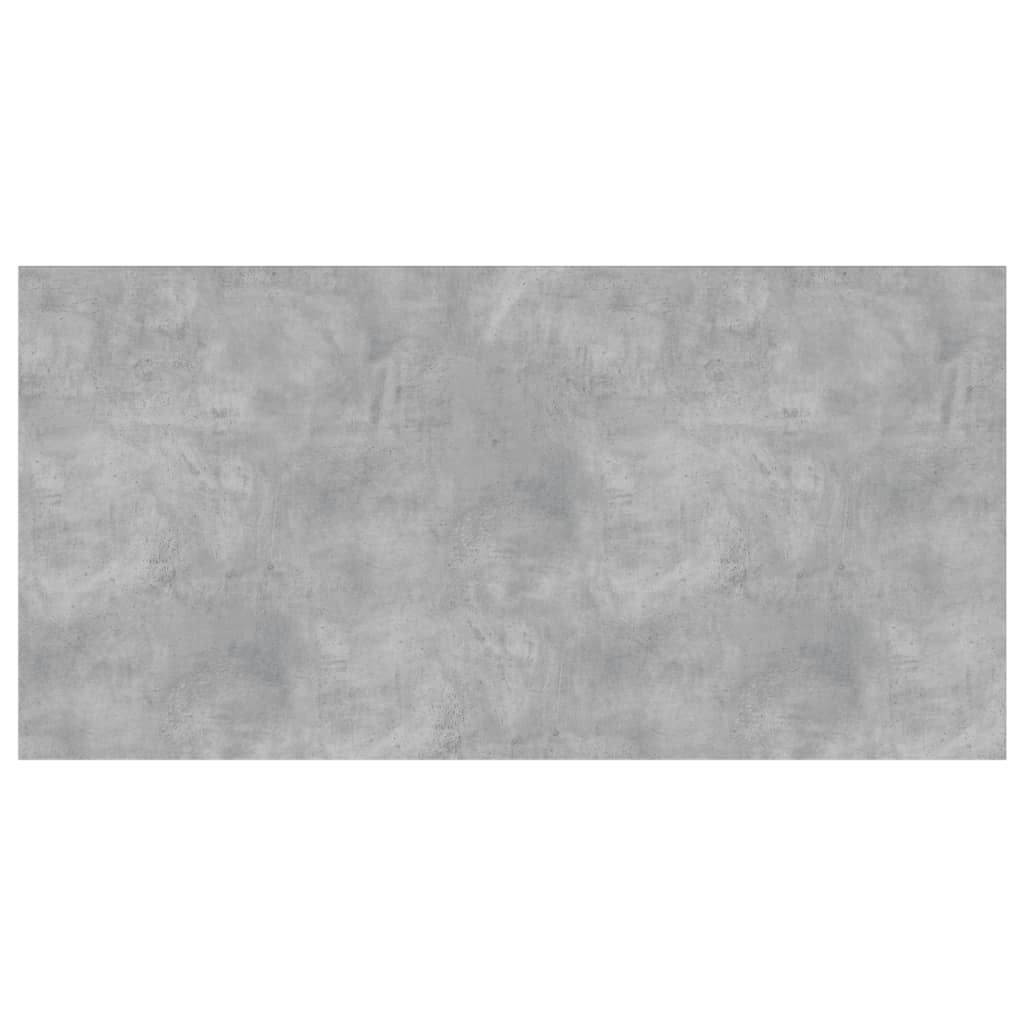 vidaXL Półki na książki, 4 szt., szarość betonu, 100x50x1,5 cm