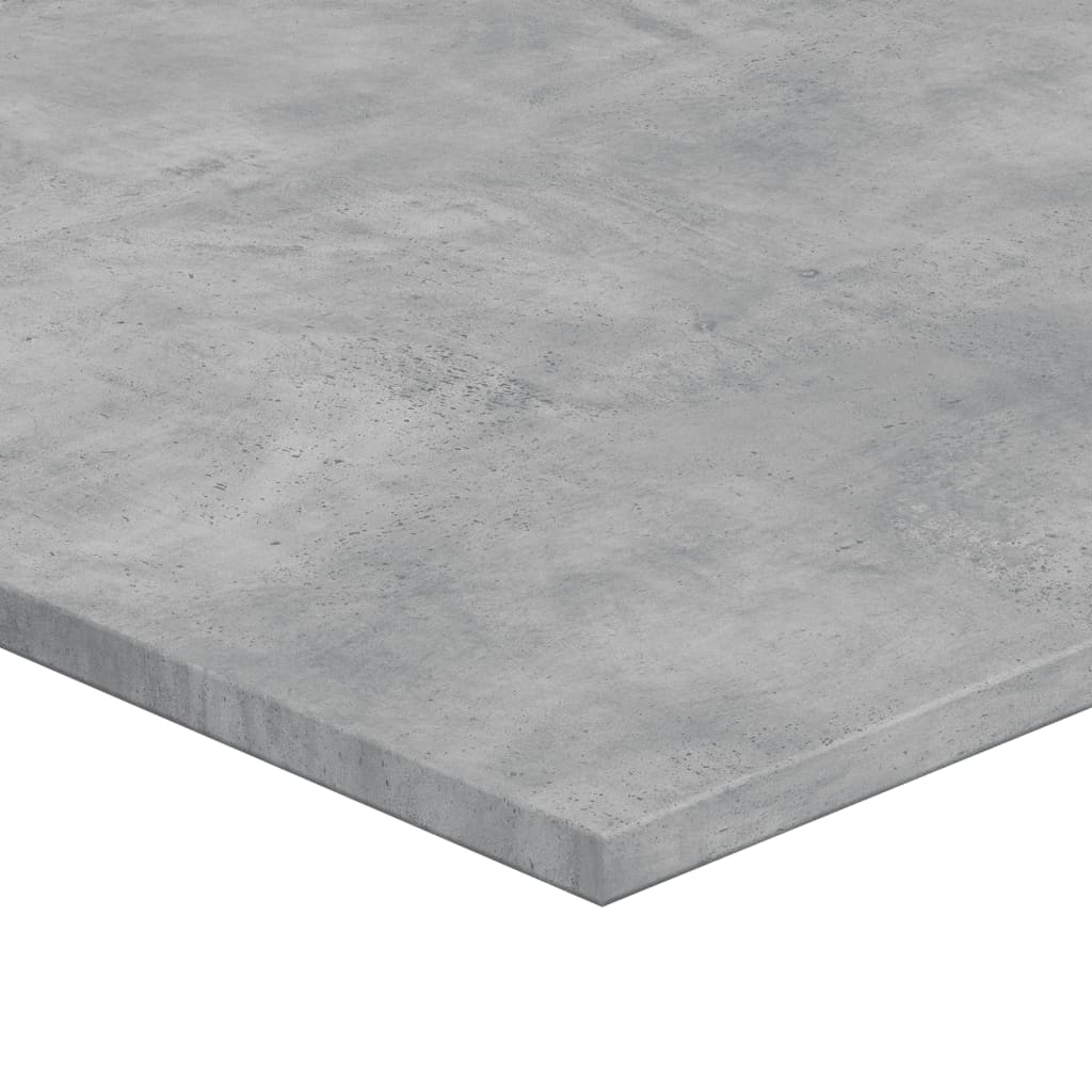 vidaXL Półki na książki, 4 szt., szarość betonu, 100x50x1,5 cm