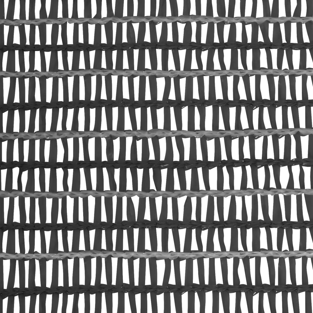 vidaXL Siatka cieniująca, antracytowa, 1,2x10 m, HDPE, 75 g/m²