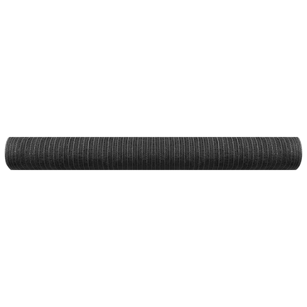 vidaXL Siatka cieniująca, antracytowa, 1x50 m, HDPE, 150 g/m²