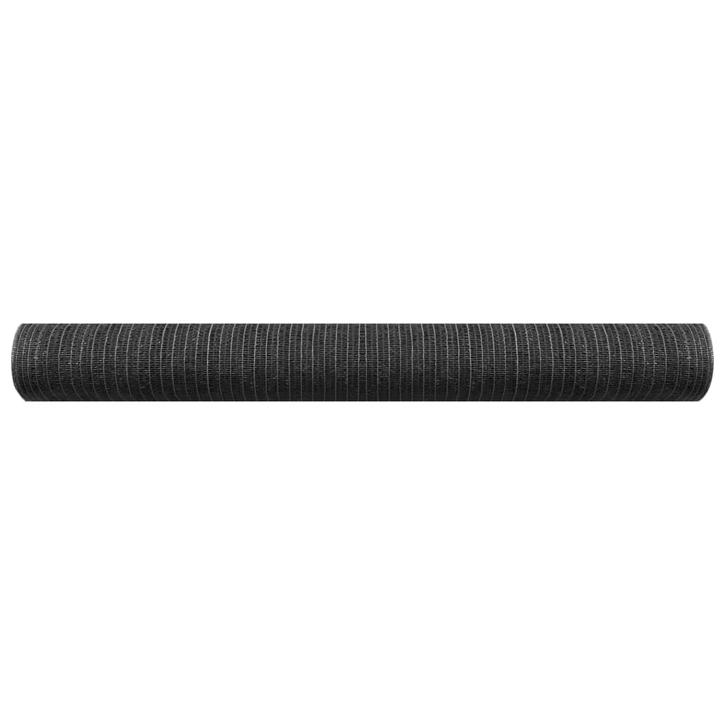 vidaXL Siatka cieniująca, antracytowa, 1,2x10 m, HDPE, 150 g/m²