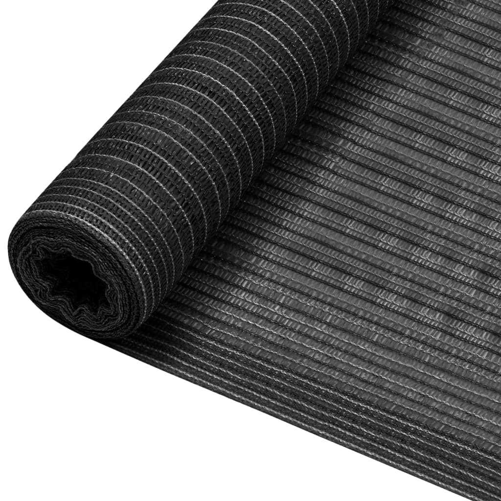 vidaXL Siatka cieniująca, antracytowa, 1x50 m, HDPE, 195 g/m²