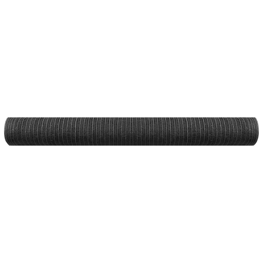 vidaXL Siatka cieniująca, antracytowa, 1,2 x 25 m, HDPE, 195 g/m²