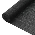 vidaXL Siatka cieniująca, czarna, 2x10 m, HDPE, 75 g/m²