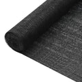vidaXL Siatka cieniująca, czarna, 3,6x10 m, HDPE, 75 g/m²