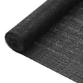 vidaXL Siatka cieniująca, czarna, 3,6x50 m, HDPE, 75 g/m²