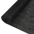 vidaXL Siatka cieniująca, czarna, 3,6x25 m, HDPE, 150 g/m²