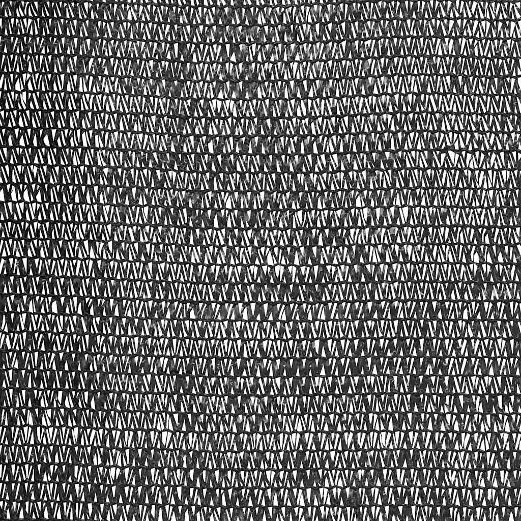vidaXL Siatka cieniująca, czarna, 1,2x10 m, HDPE, 195 g/m²