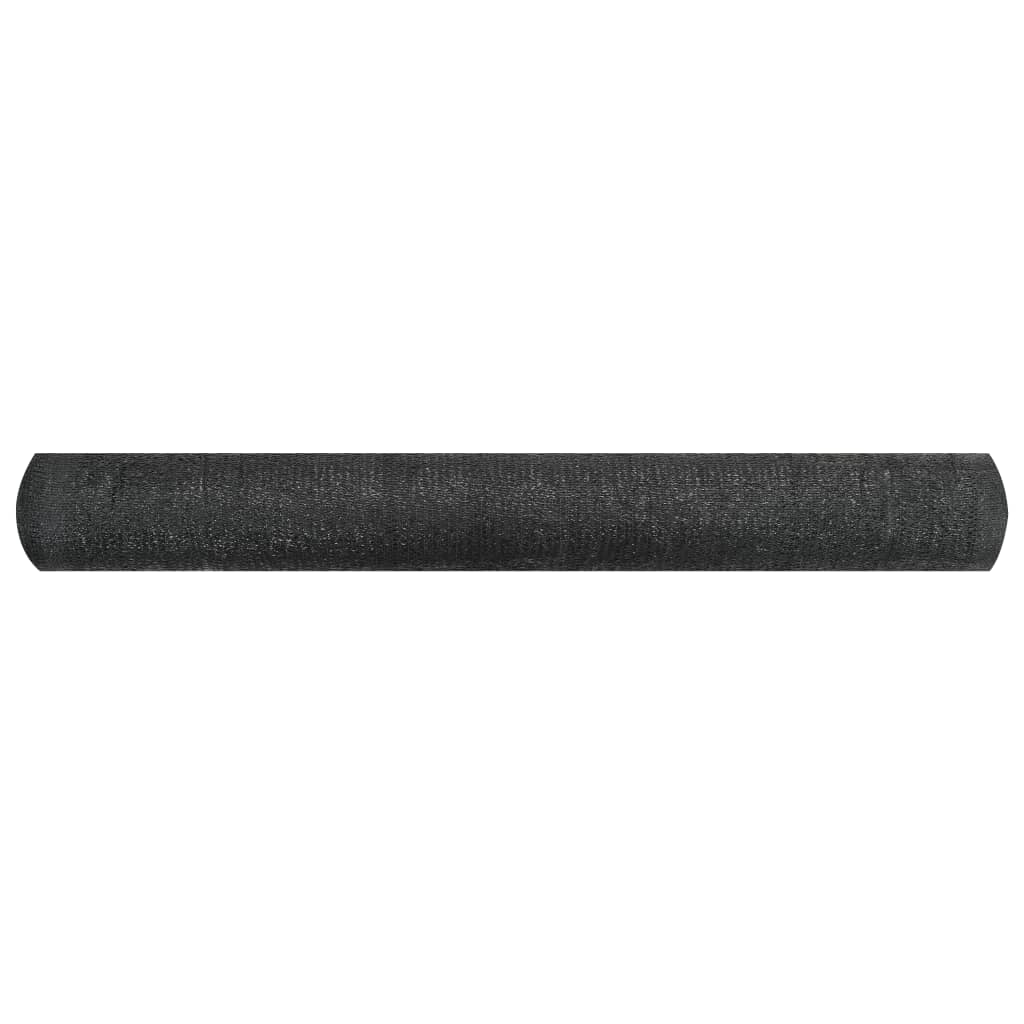 vidaXL Siatka cieniująca, czarna, 1,8x25 m, HDPE, 195 g/m²